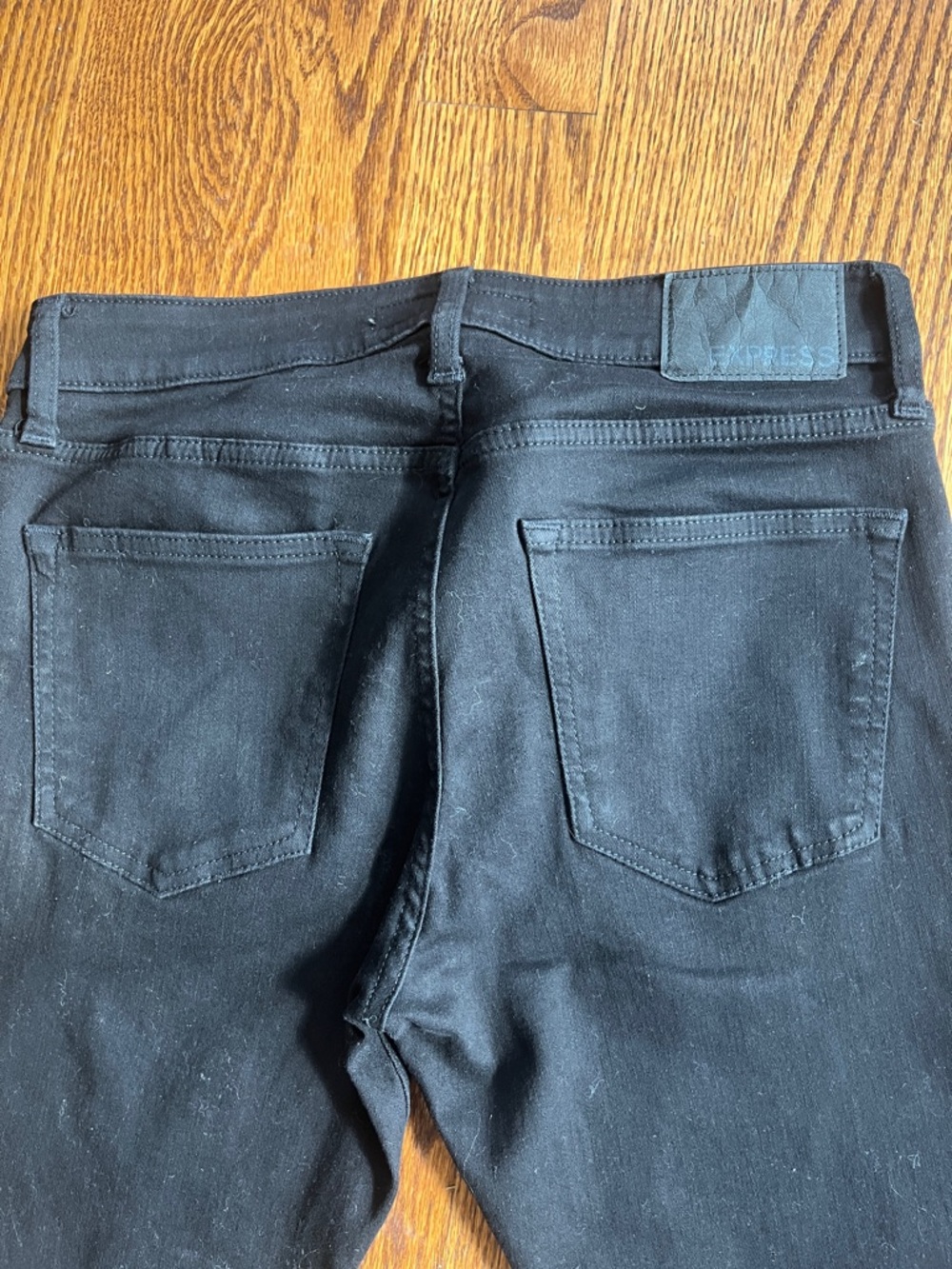 Express Black Super Stretch Skinny Jeans - Picture 5 of 6